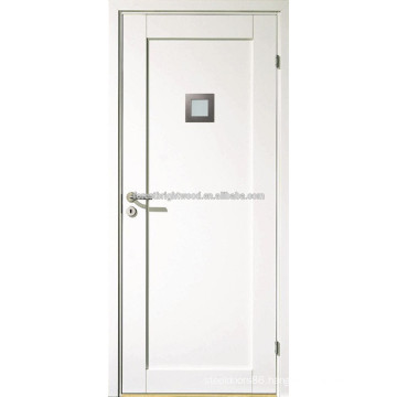 Interior White Shaker Door With Small Glass Window